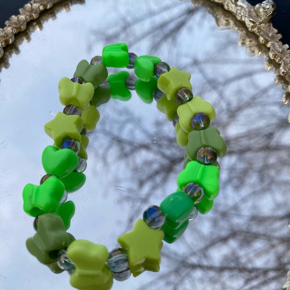 Handmade one of a kind fairycore cottage bracelet